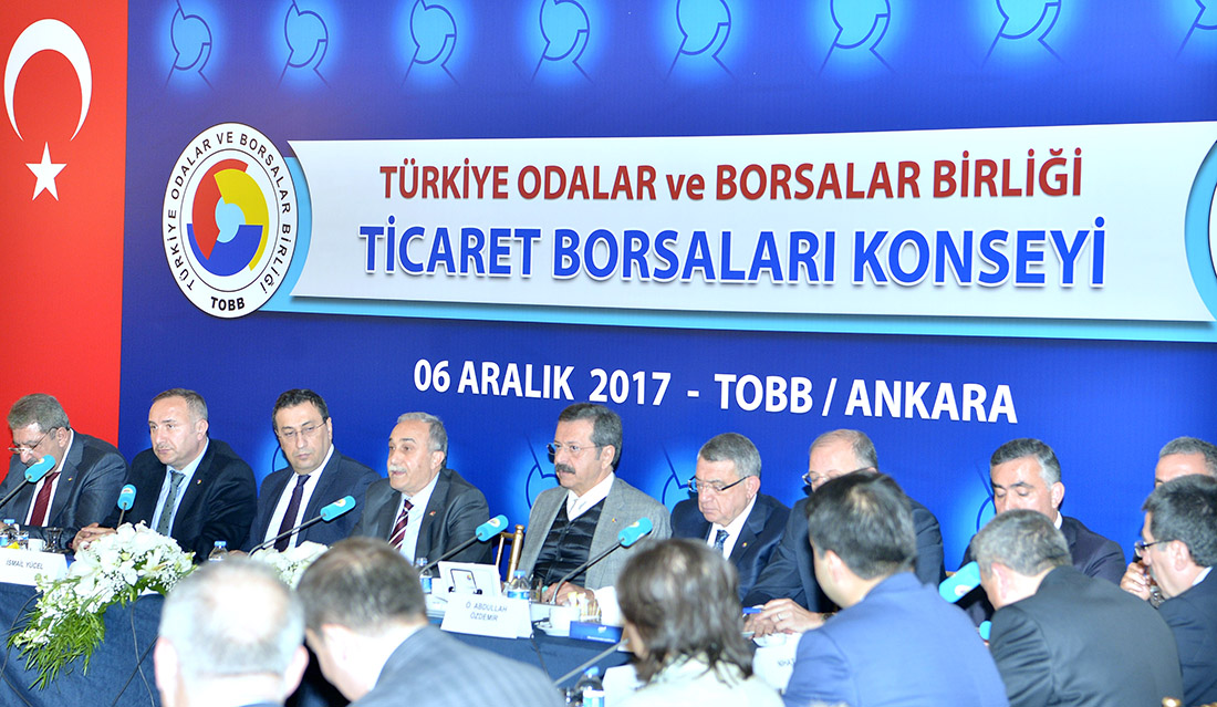 Türkiye Odalar ve Borsalar Birliği (TOBB) Ticaret Borsaları Konsey Toplantısı