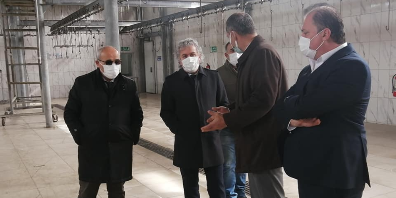 Samsun BŞB İştirakler Dairesi Başkanı Doç. Dr. Mustafa GÜLER Mezbaha Ziyaret 