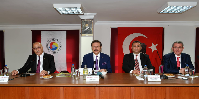 Türkiye Odalar Ve Borsalar Birliği Başkanımız M.Rifat HİSARCIKLIOĞLU Borsamızı Ziyaret Etti.18/05/2022
